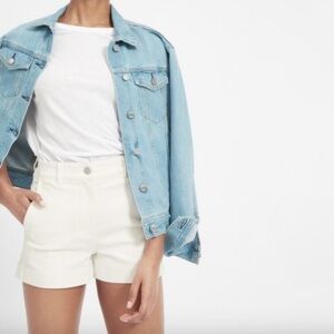 Everlane The Cotton Twill Short, White